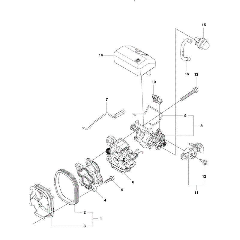 McCulloch CS350 (2011) Parts Diagram, Page 2
