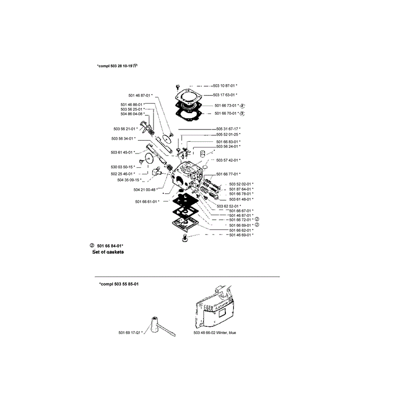 Husqvarna 42 Chainsaw (1995) Parts Diagram, Page 5