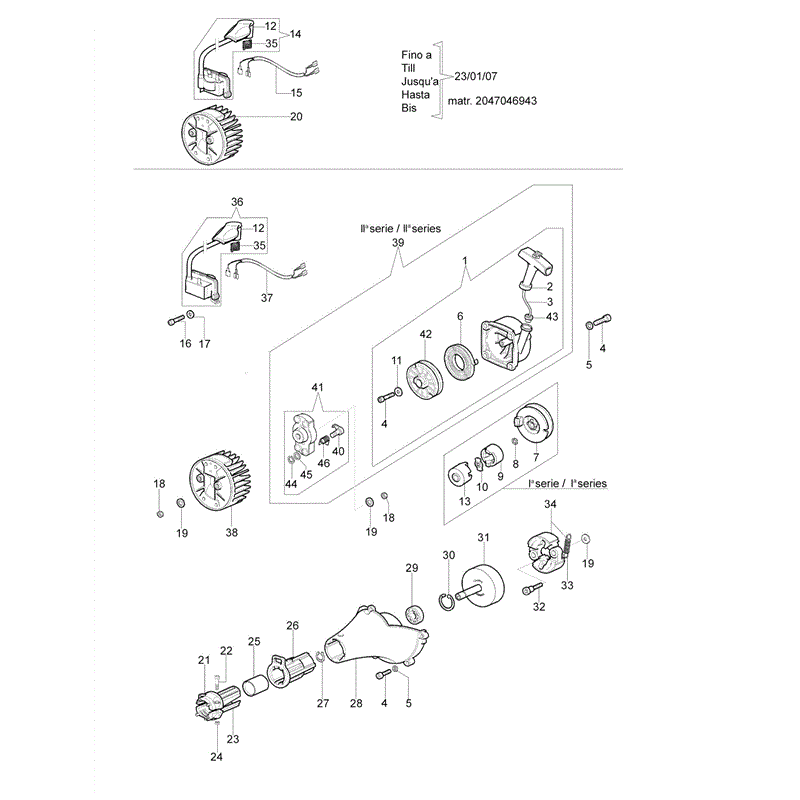 Efco Stark 42 (2009) Parts Diagram, Page 2