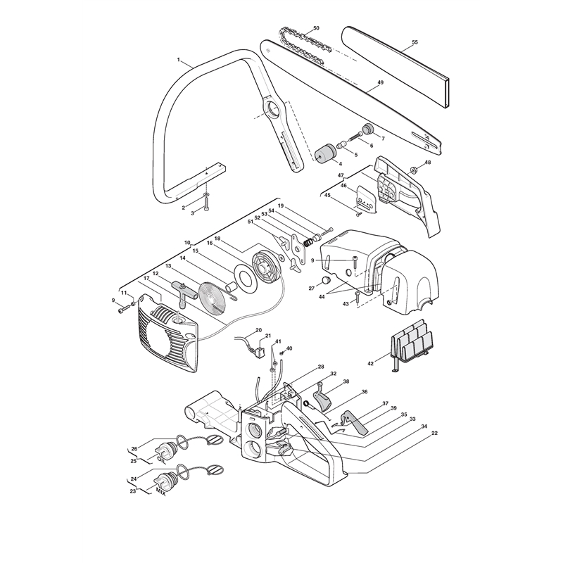 Mountfield MC 443 (224718003 [2005]) Parts Diagram, Chassis
