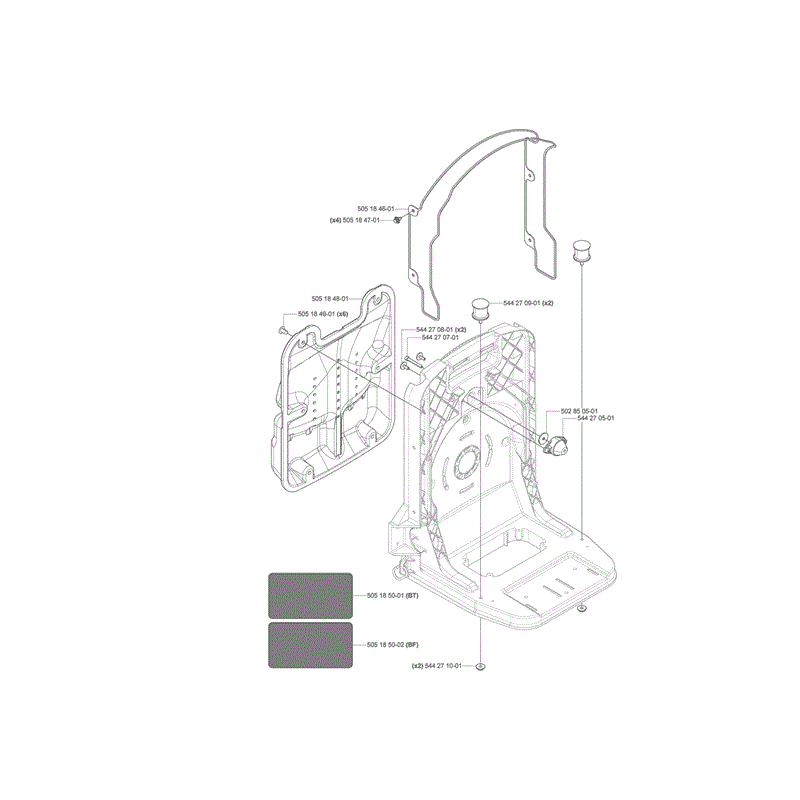 Husqvarna 180BF Back Pack Blower  (2007) Parts Diagram, Page 14
