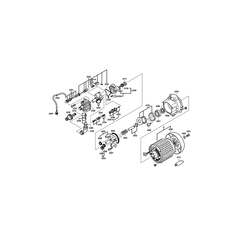 Bosch AHR 1000 AS  (0600806042) Parts Diagram, Page 2