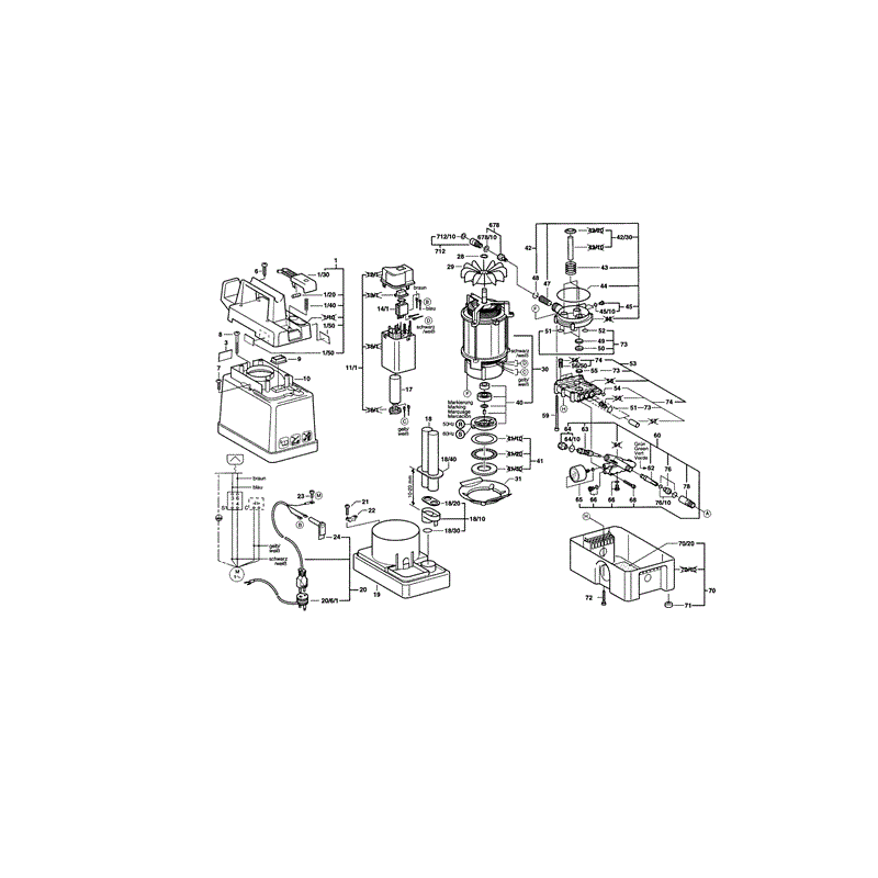 Bosch 0600811042 (0600811042) Parts Diagram, Page 1