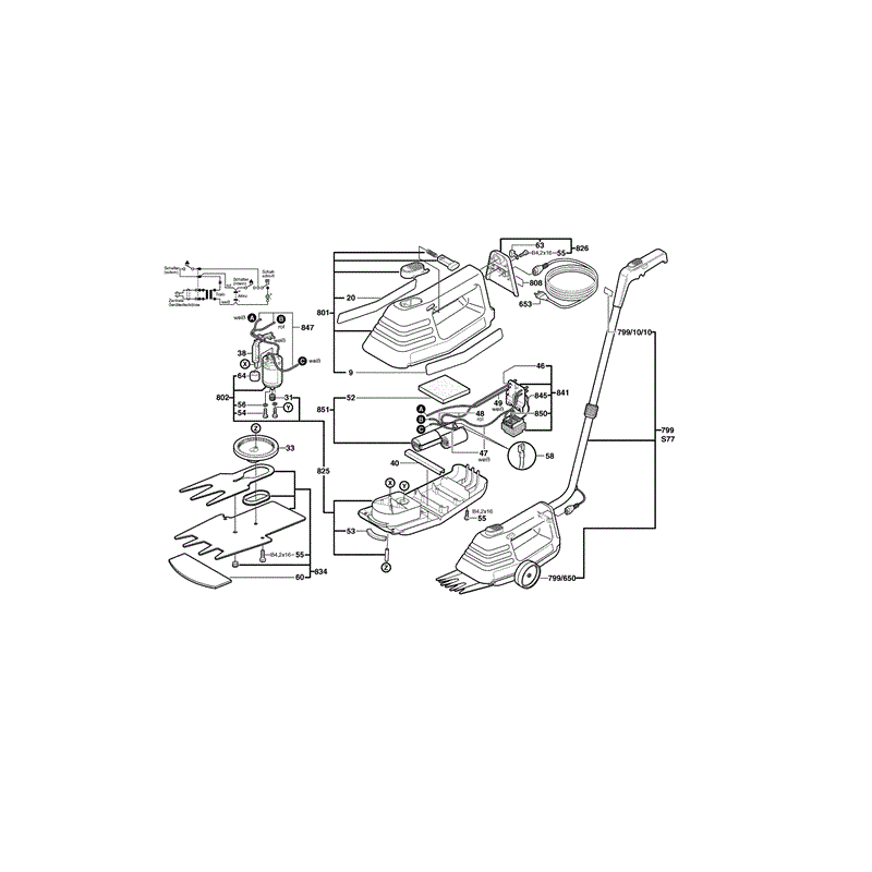 Bosch 0600831042 (0600831042) Parts Diagram, Page 1