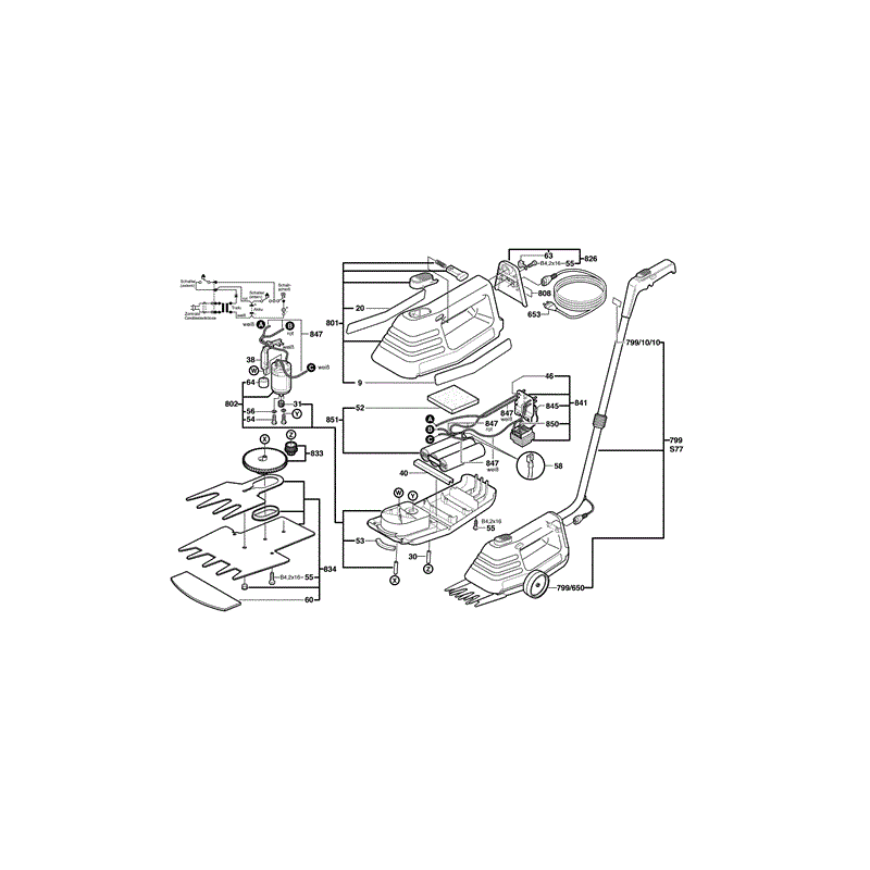 Bosch 0600832442 (0600832442) Parts Diagram, Page 1
