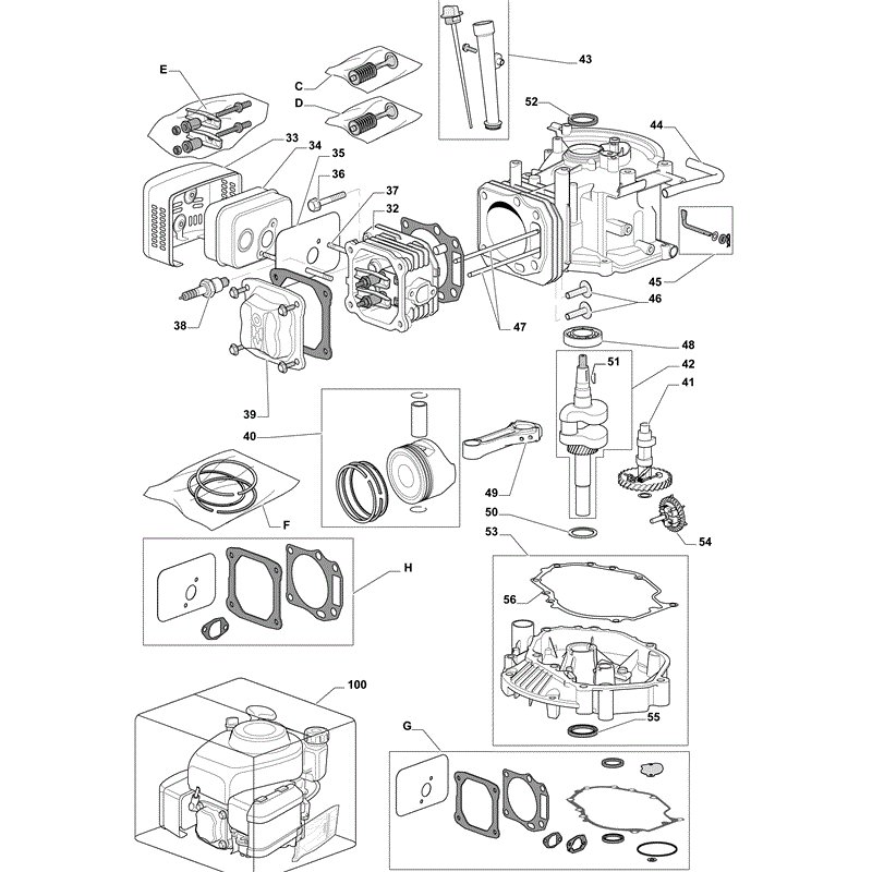 Castel / Twincut / Lawnking WBE0704-RO (2010) Parts Diagram, Page 2