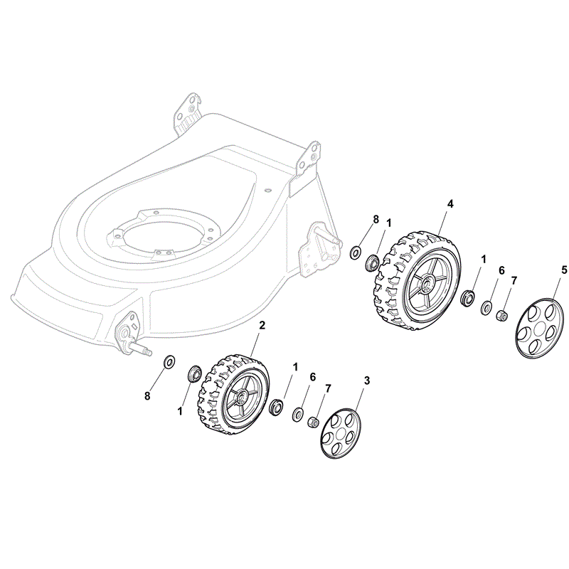 Mountfield HP425 (2011) Parts Diagram, Page 5