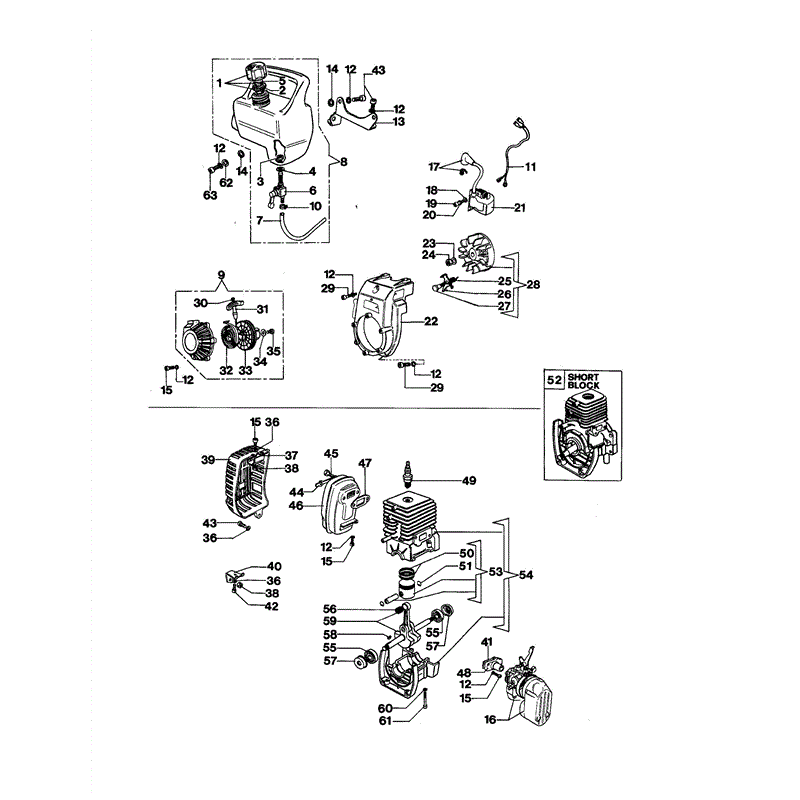 Efco PA1030 (2009) Parts Diagram, Page 1