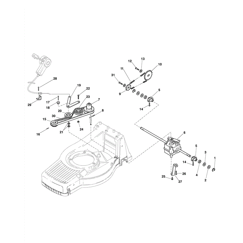 Mountfield M554-ES (2010) Parts Diagram, Page 5
