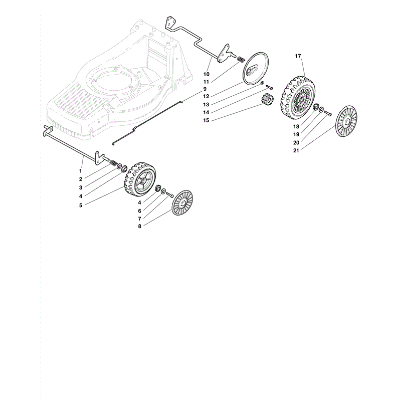 Mountfield M44PD  (2009) Parts Diagram, Page 2