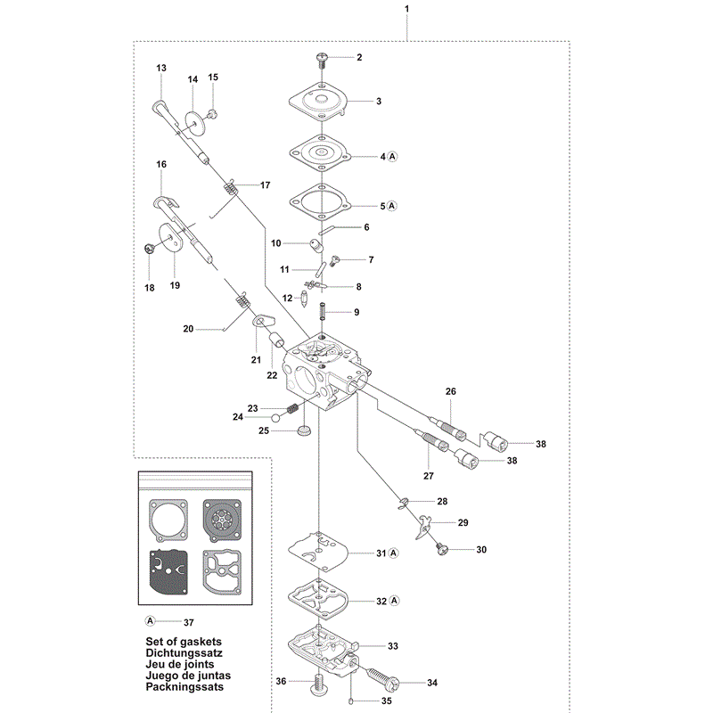 Husqvarna  241R (2009) Parts Diagram, Page 16