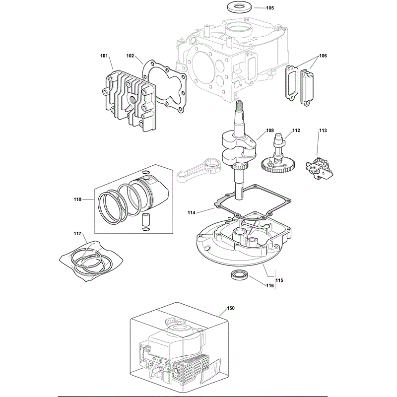 Mountfield SP184 (2012) Parts Diagram, Page 10
