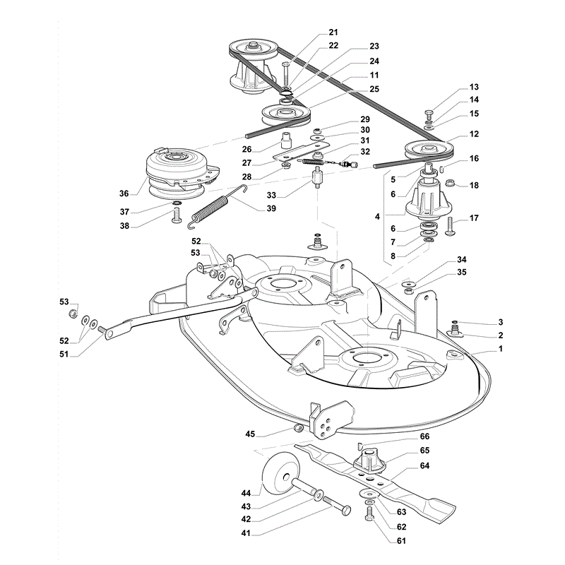 Mountfield 1438M Lawn Tractor (2009) Parts Diagram, Page 7
