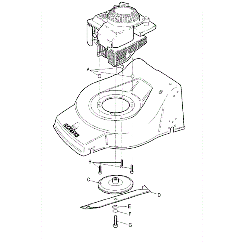 Hayter Jubilee  Lawnmower (Friction Disc Kit for 423 426S001001-426S099999) Parts Diagram, Friction Disc Kit for 423