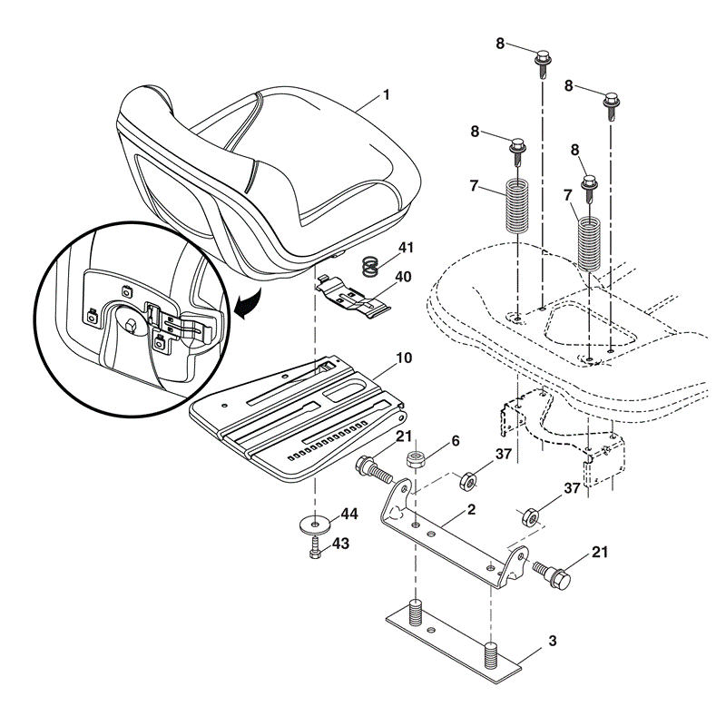 McCulloch M155-107HRB (96051004100 - (2011)) Parts Diagram, Page 10