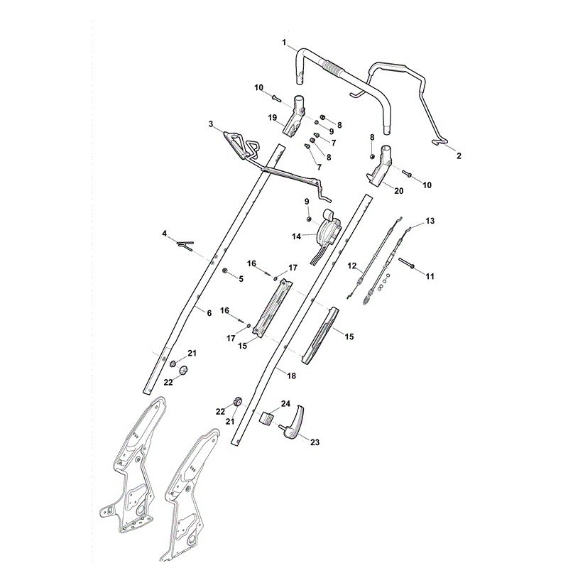 Castel / Twincut / Lawnking XSPW57MBS (2011) Parts Diagram, Page 3