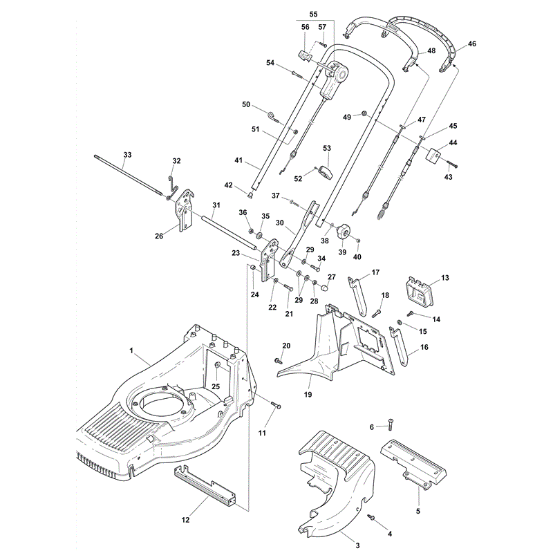 Mountfield SP505R (2011) Parts Diagram, Page 1