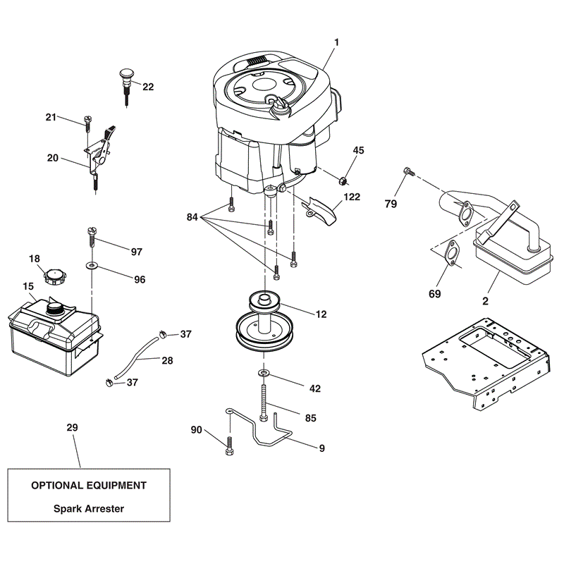 McCulloch M155-107HRB (96051005100 - (2011)) Parts Diagram, Page 6