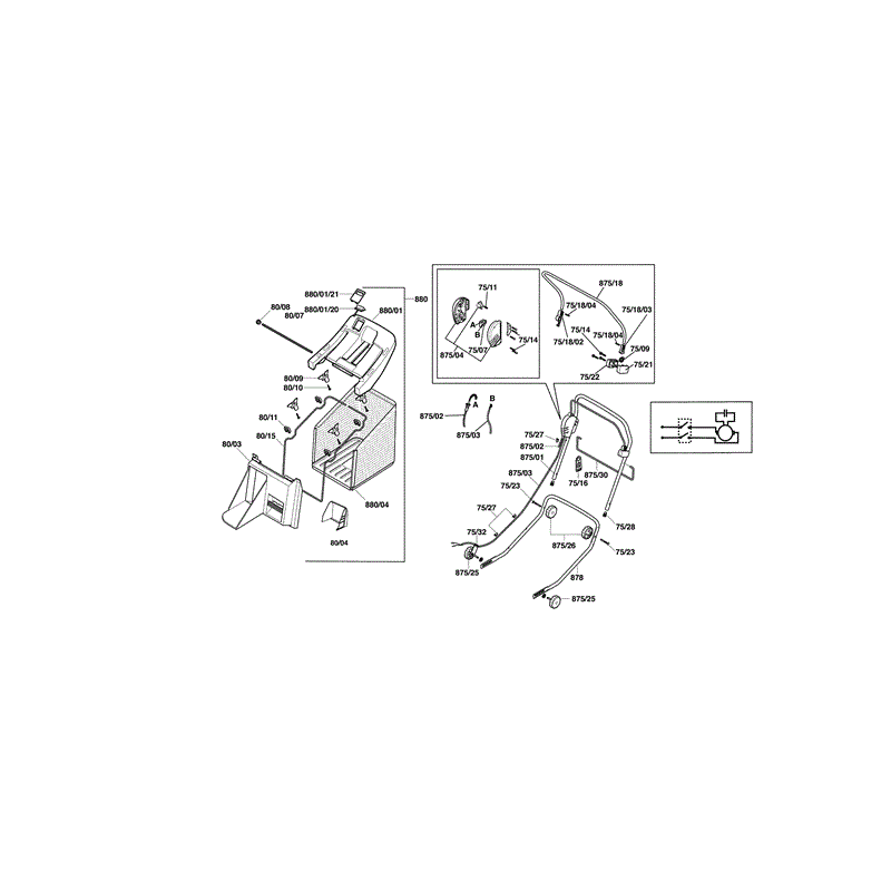 Bosch ARM 36 Rotary Mowers (0600892042) Parts Diagram, Page 2