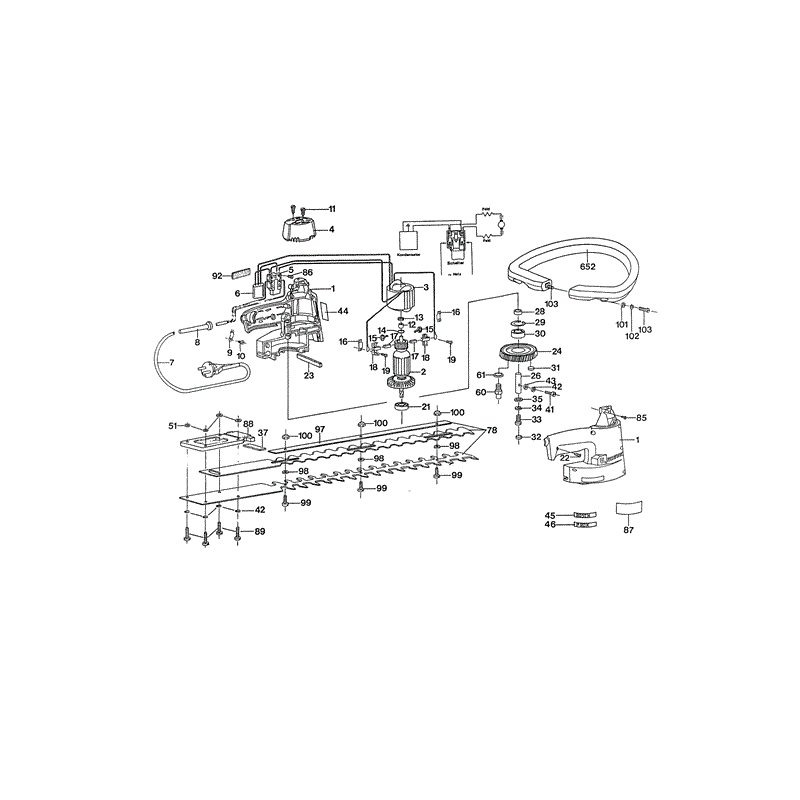 Bosch 0603232242 (0603232242) Parts Diagram, Page 1
