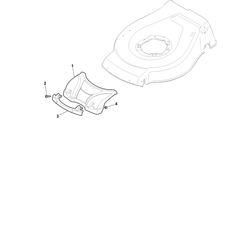 Mountfield 460PD Petrol Rotary Mower (299482223-M10 [2010]) Parts Diagram, Mask