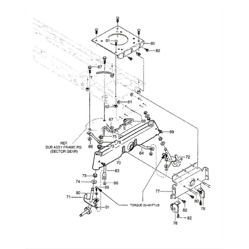Hayter 13/40 (13-40) Parts Diagram, Frame Assy2