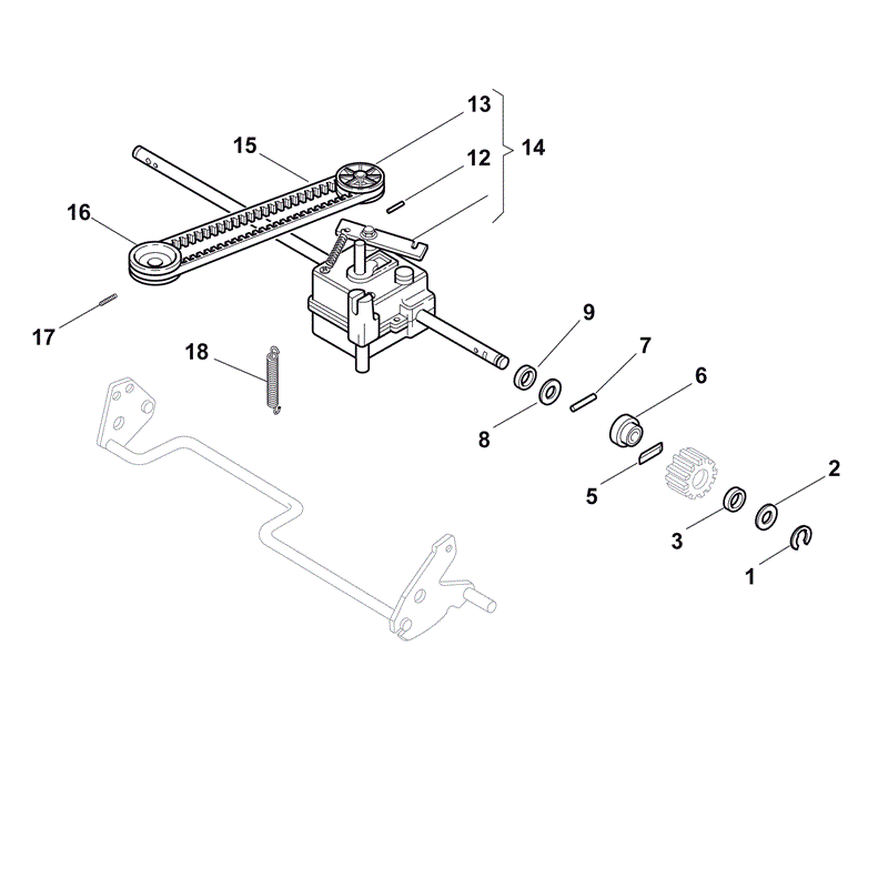 Mountfield SP555 (Honda GCV160) (2014) Parts Diagram, Page 5