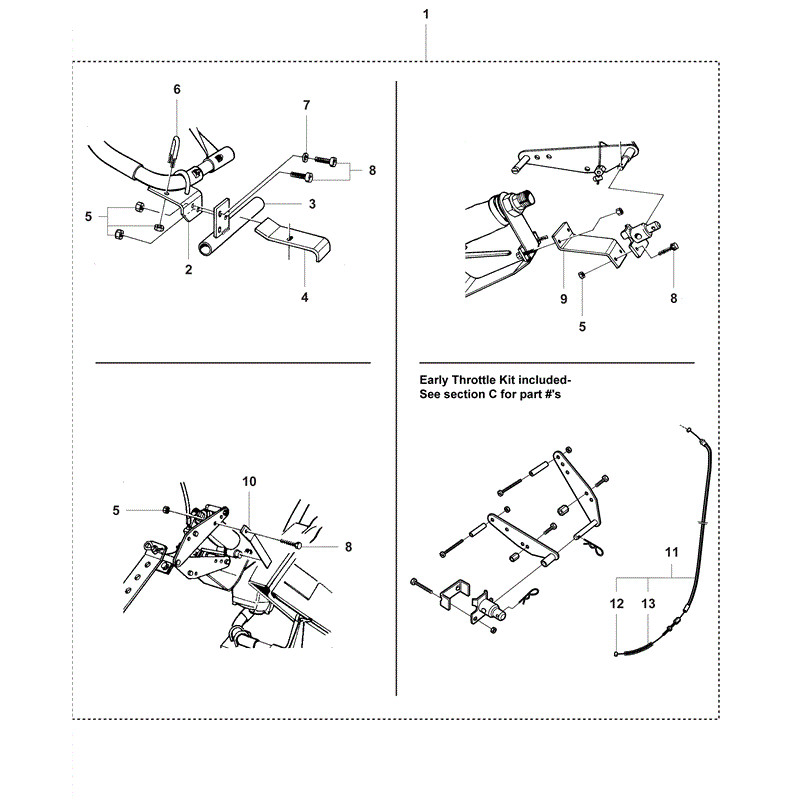 Husqvarna  KV03 TROLLRY (2007) Parts Diagram, Page 9