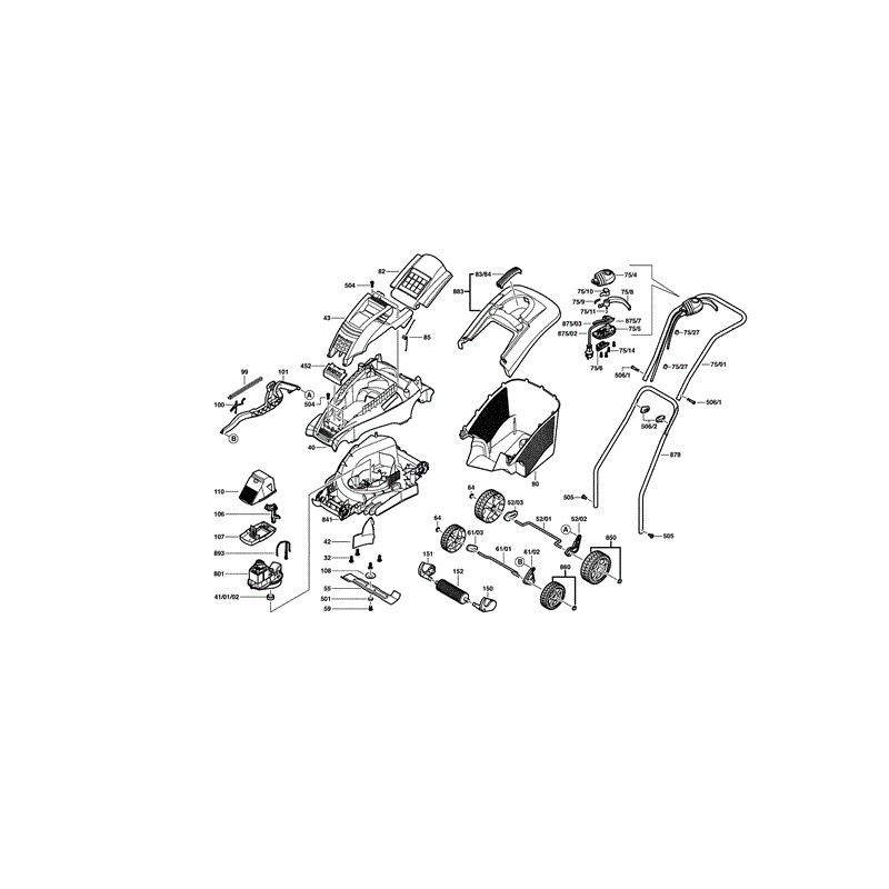 Bosch 3616H81A00 (3616H81A00) Parts Diagram, Page 1