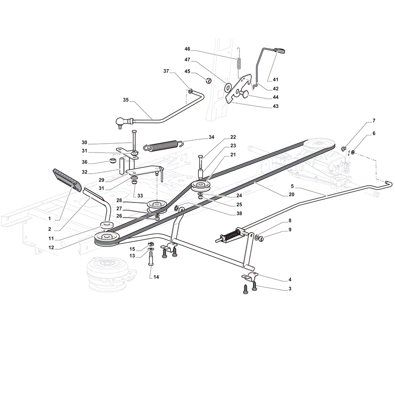 Mountfield T38M-SD (Series 7500-432cc) (2012) Parts Diagram, Page 4