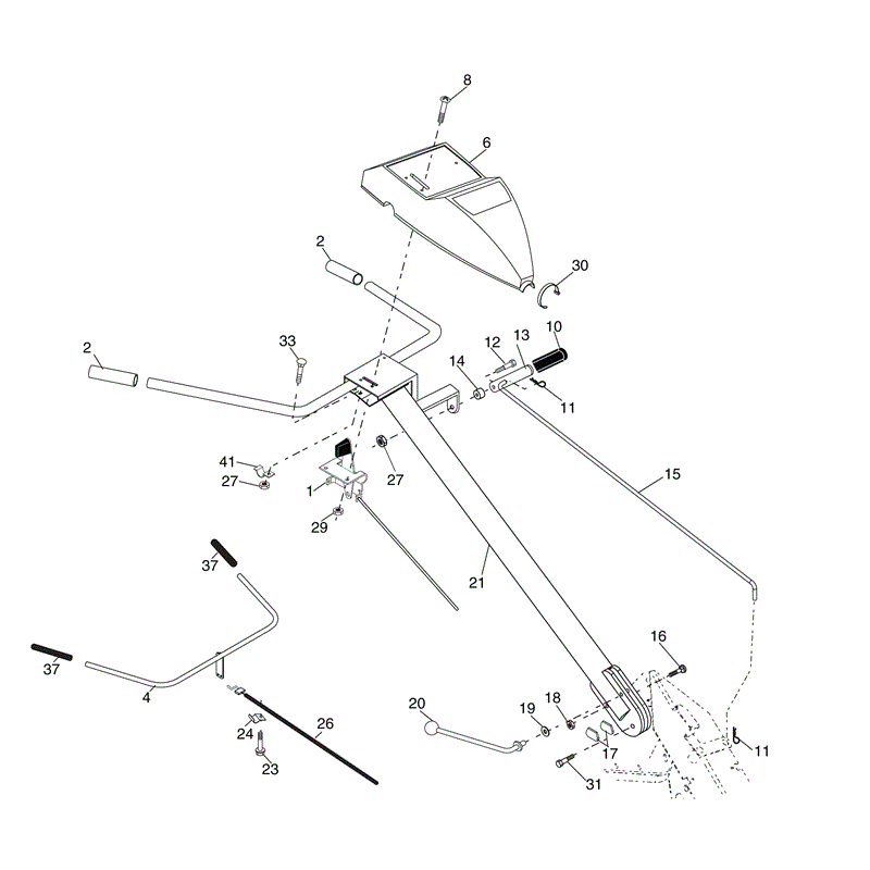 Husqvarna  TR430 (2010) Parts Diagram, Page 1