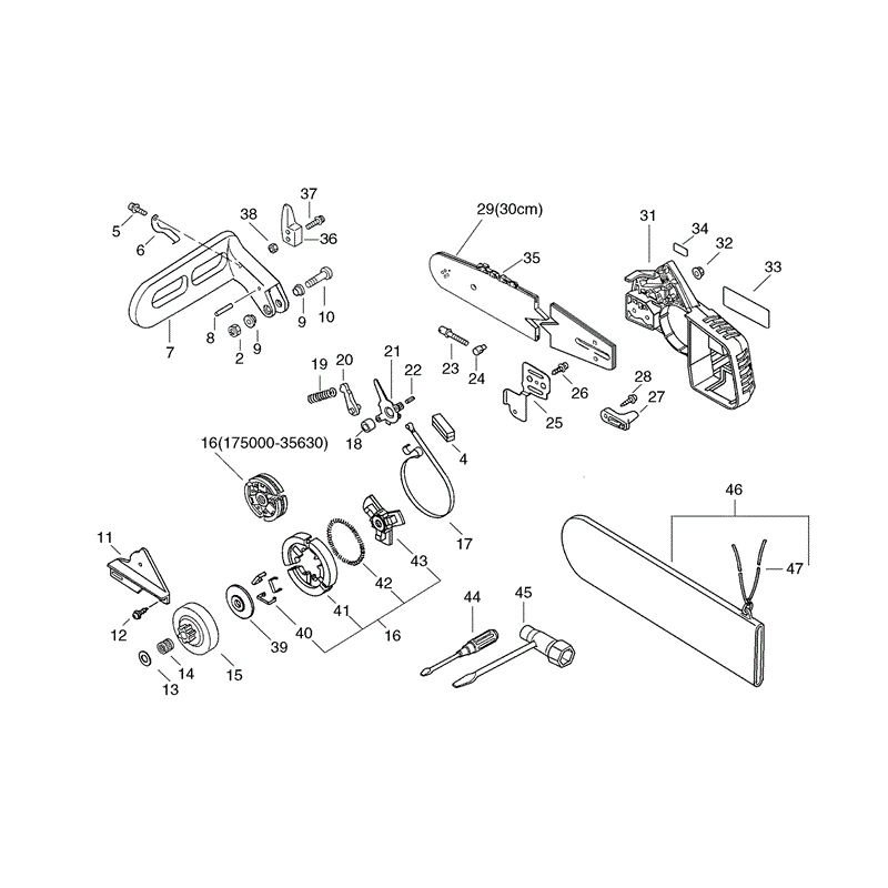 Echo CS-3400 Chainsaw (CS3400) Parts Diagram, Page 8