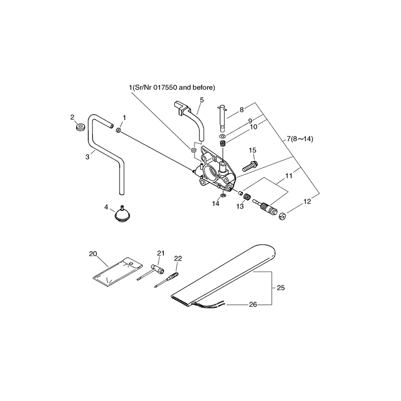 Echo CS-3500 Chainsaw (CS3500) Parts Diagram, Page 7