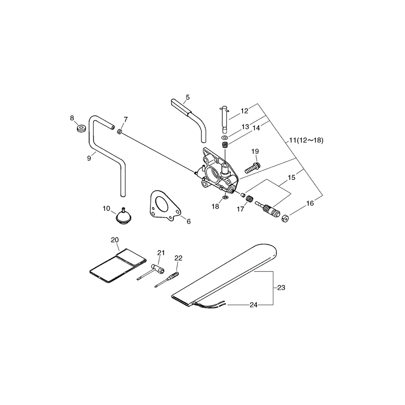 Echo CS-3700 Chainsaw (CS3700) Parts Diagram, Page 6