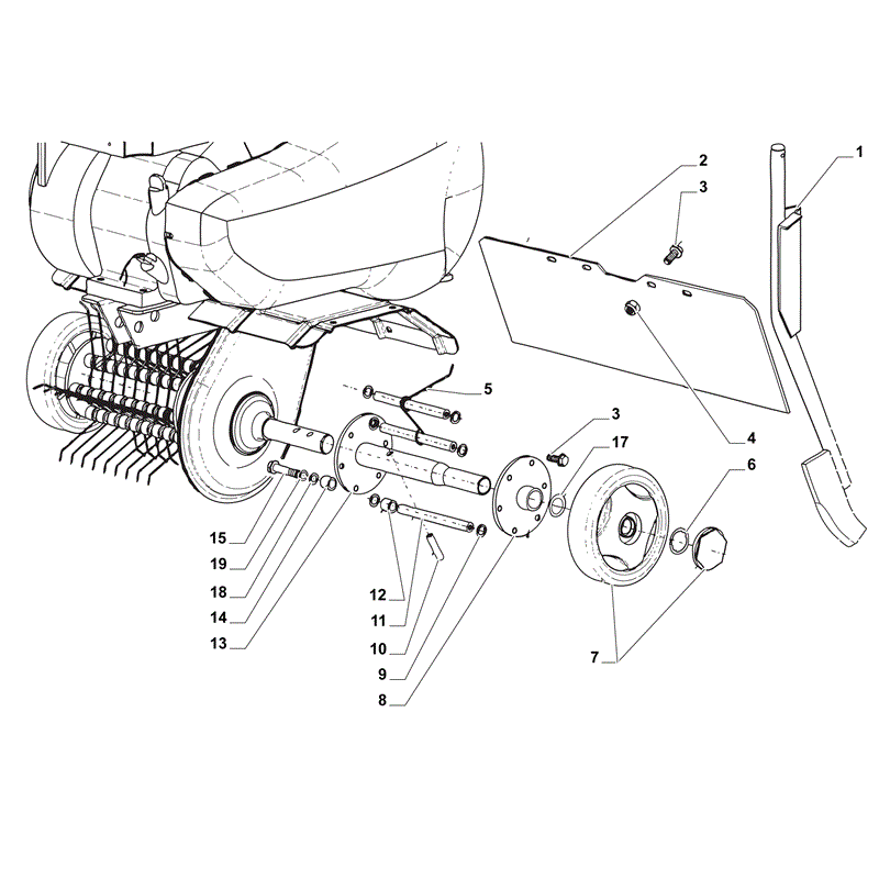 Mountfield Manor 75RH (2008) Parts Diagram, Page 2