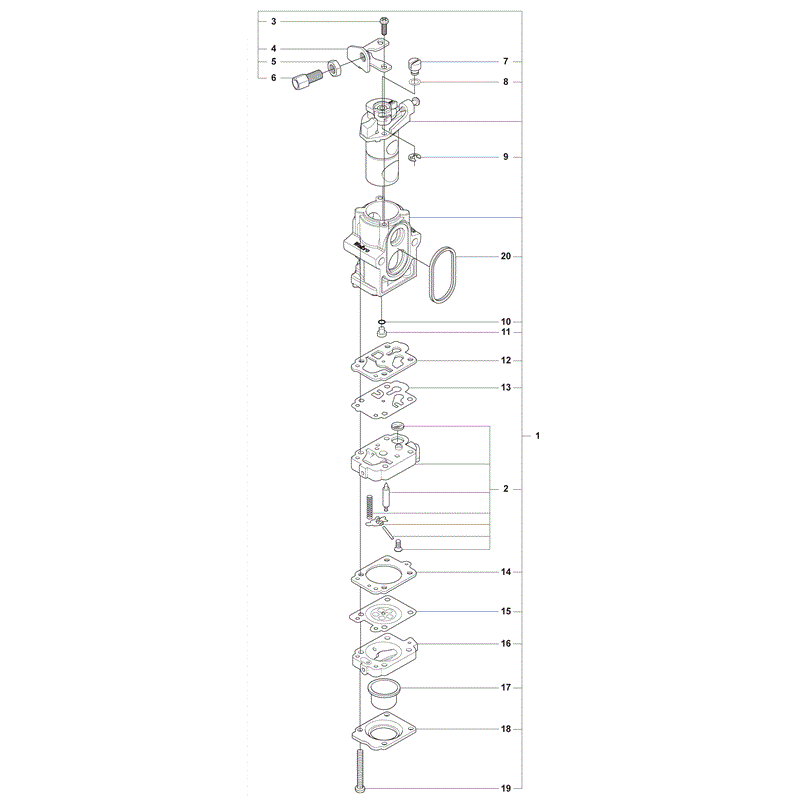 Husqvarna  380BFS (2009) Parts Diagram, Page 17