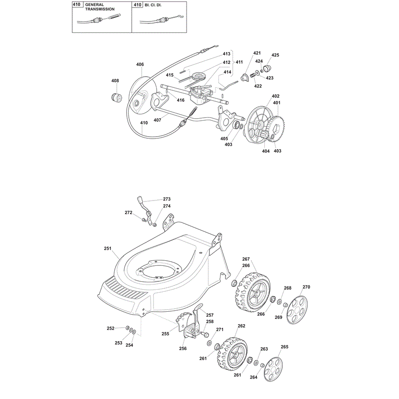 Mountfield SP535 (2008) Parts Diagram, Page 2