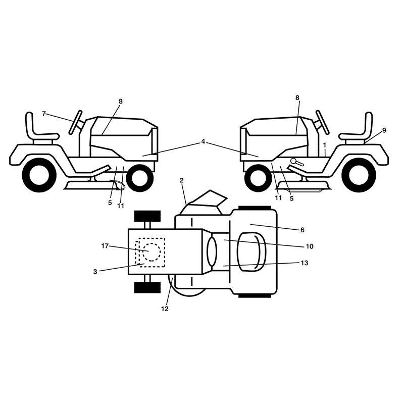 McCulloch M115-77RB (96041016501 - (2010)) Parts Diagram, Page 1