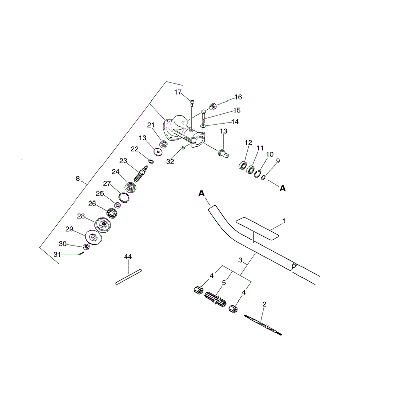Echo PASEDGER (PASEDGER) Parts Diagram, Page 1