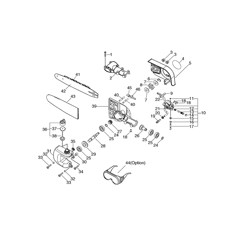 Echo PASPRUNER (PASPRUNER) Parts Diagram, Page 1