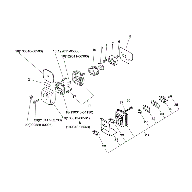 Echo PB-1010 (PB-1010) Parts Diagram, Page 3