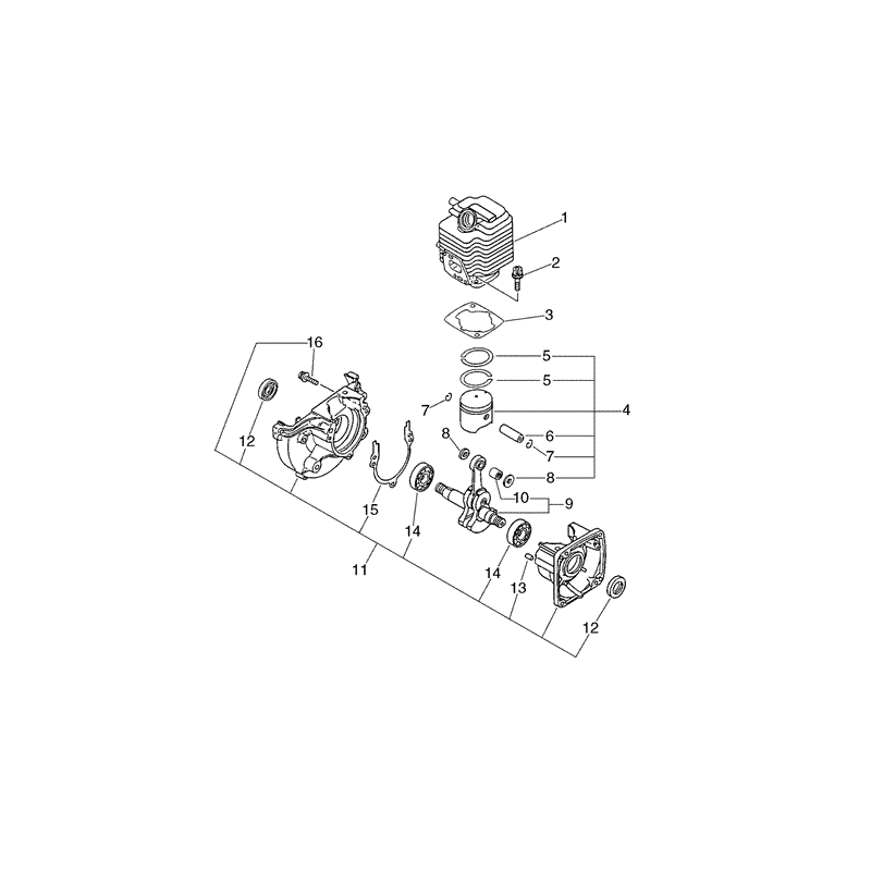 Echo PB-2155 (PB-2155) Parts Diagram, Page 1