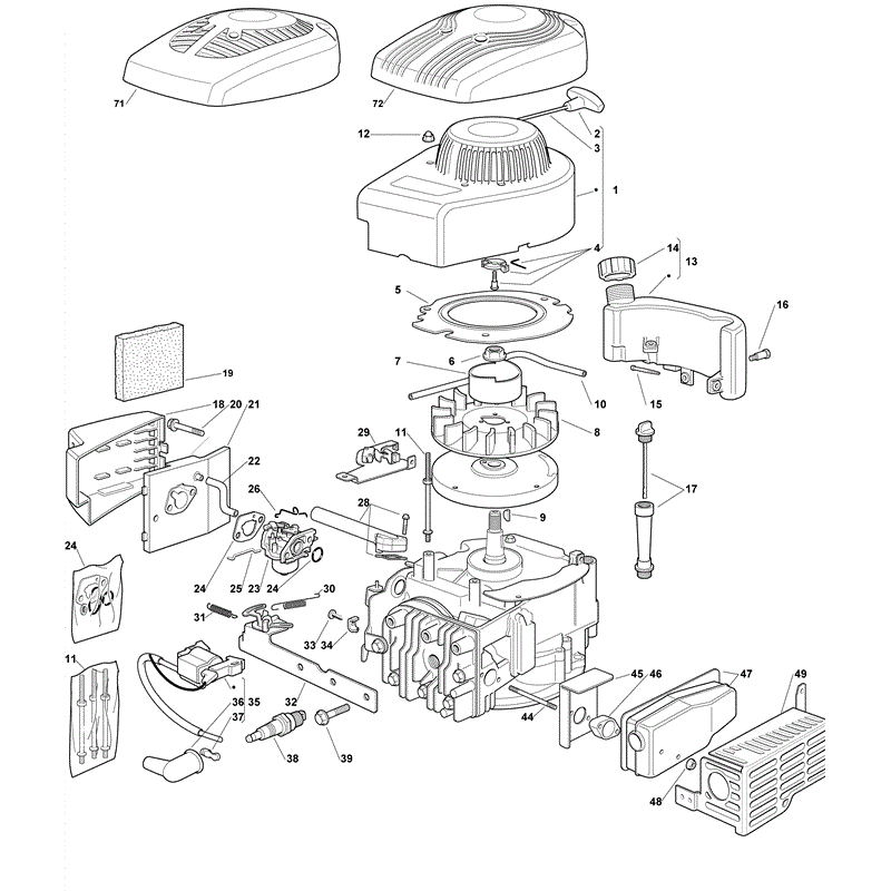 Mountfield HP414 (V35 150cc) (2011) Parts Diagram, Page 6