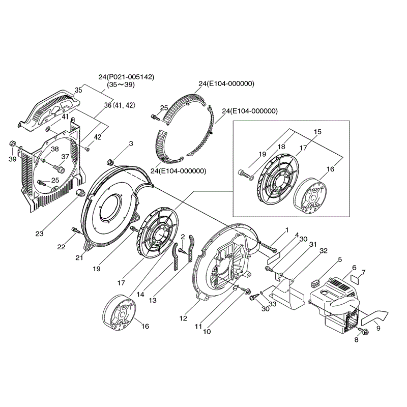 Echo PB-650 (PB-650) Parts Diagram, Page 5