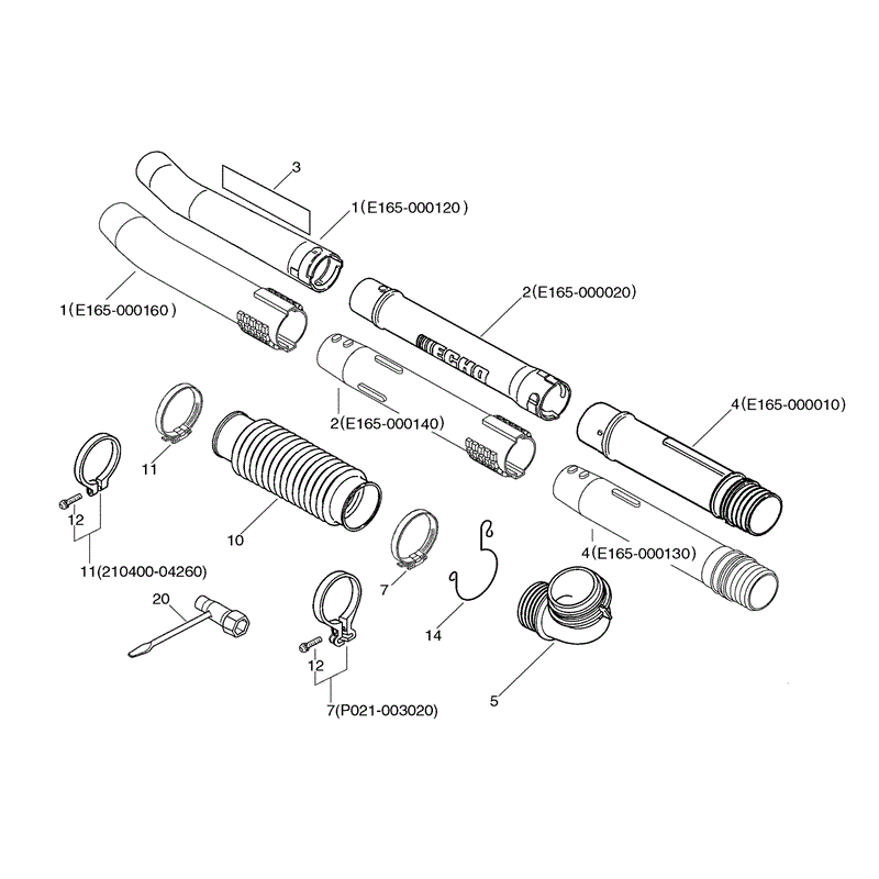 Echo PB-650 (PB-650) Parts Diagram, Page 7