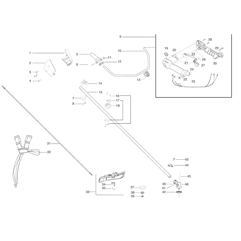 Husqvarna  125R (2008) Parts Diagram, Page 1