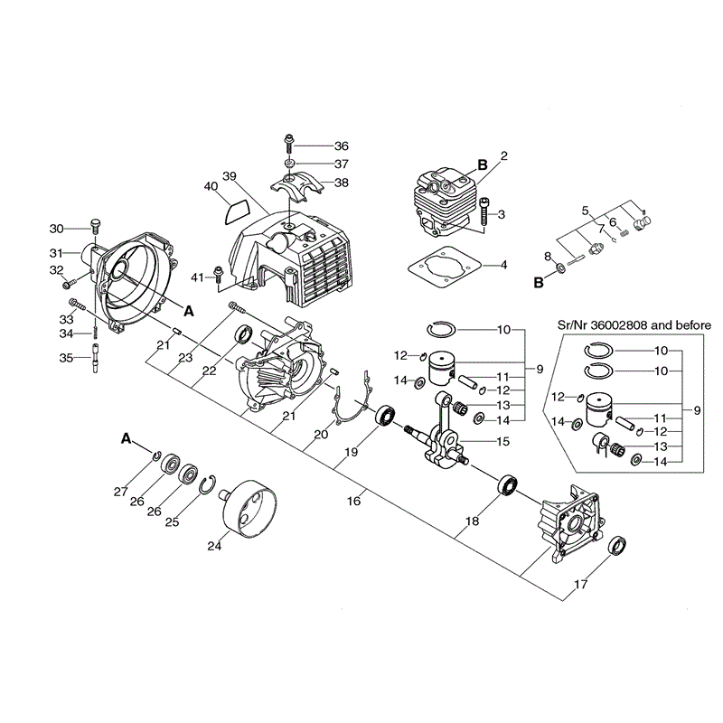 Echo RM-4000 (RM-4000) Parts Diagram, Page 1