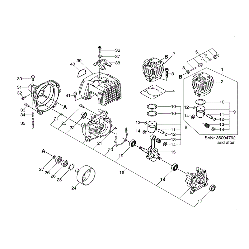 Echo RM-5000 (RM-5000) Parts Diagram, Page 1