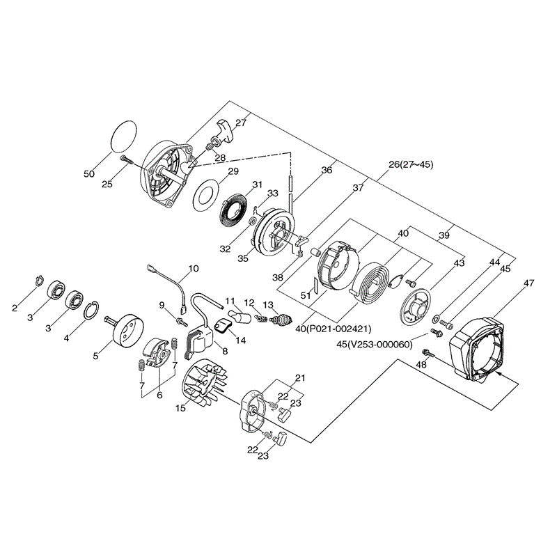 Echo SRM-2455 (SRM-2455) Parts Diagram, Page 2