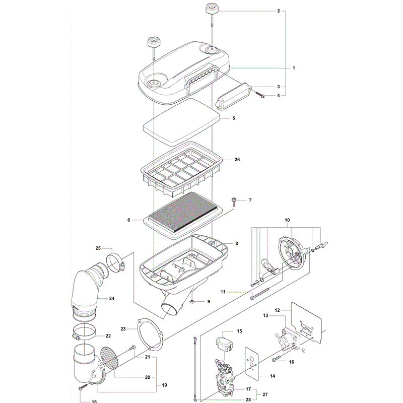 Husqvarna 180BF Back Pack Blower  (2008) Parts Diagram, Page 6
